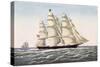 The Clipper Ship "Flying Cloud", Published by Currier and Ives, 1852-null-Stretched Canvas