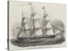 The Clipper Ship, Guiding Star, Chartered for the Gold Regions of Australia-null-Stretched Canvas