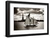 The Clipper & the Liberty-John Brooknam-Framed Photographic Print