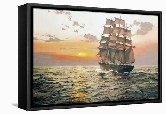 The Clipper 'Wylo'-James Brereton-Framed Stretched Canvas