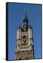 The Clock and the Top of the Belfry-null-Framed Stretched Canvas