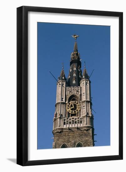 The Clock and the Top of the Belfry-null-Framed Giclee Print