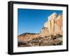 The Clock Tower and cafe, Jacob's Ladder Beach, Sidmouth, Devon, England, United Kingdom, Europe-Jean Brooks-Framed Photographic Print