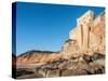 The Clock Tower and cafe, Jacob's Ladder Beach, Sidmouth, Devon, England, United Kingdom, Europe-Jean Brooks-Stretched Canvas