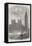 The Clock-Tower and Speaker's Residence, New Houses of Parliament-null-Framed Stretched Canvas