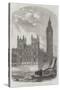 The Clock-Tower and Speaker's Residence, New Houses of Parliament-null-Stretched Canvas