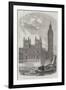 The Clock-Tower and Speaker's Residence, New Houses of Parliament-null-Framed Giclee Print