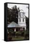 The Clock Tower in the Botanical Garden-null-Framed Stretched Canvas