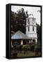 The Clock Tower in the Botanical Garden-null-Framed Stretched Canvas