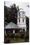 The Clock Tower in the Botanical Garden-null-Stretched Canvas