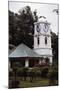 The Clock Tower in the Botanical Garden-null-Mounted Giclee Print