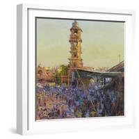 The Clock Tower, Last Light, Jodhpur-Andrew Gifford-Framed Giclee Print