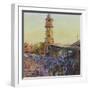 The Clock Tower, Last Light, Jodhpur-Andrew Gifford-Framed Giclee Print