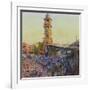 The Clock Tower, Last Light, Jodhpur-Andrew Gifford-Framed Giclee Print