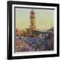 The Clock Tower, Last Light, Jodhpur-Andrew Gifford-Framed Giclee Print