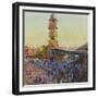 The Clock Tower, Last Light, Jodhpur-Andrew Gifford-Framed Giclee Print