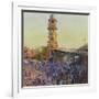 The Clock Tower, Last Light, Jodhpur-Andrew Gifford-Framed Giclee Print