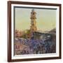 The Clock Tower, Last Light, Jodhpur-Andrew Gifford-Framed Giclee Print