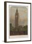 The Clock Tower, New Houses of Parliament-null-Framed Giclee Print