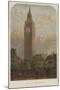 The Clock Tower, New Houses of Parliament-null-Mounted Giclee Print