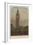 The Clock Tower, New Houses of Parliament-null-Framed Giclee Print