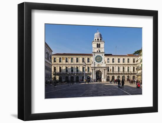 The Clock Tower, Piazza dei Signori, Padua, Veneto, Italy, Europe-Marco Brivio-Framed Photographic Print