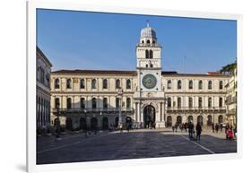 The Clock Tower, Piazza dei Signori, Padua, Veneto, Italy, Europe-Marco Brivio-Framed Photographic Print