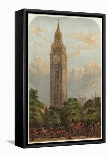 The Clock Tower-null-Framed Stretched Canvas
