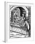 The Clockmaker, 16th Century-Jost Amman-Framed Giclee Print