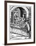 The Clockmaker, 16th Century-Jost Amman-Framed Giclee Print