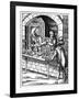 The Clockmaker, 16th Century-Jost Amman-Framed Giclee Print