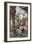 The Cloister and Cathedral of Verdun, France, June 1916-Francois Flameng-Framed Giclee Print