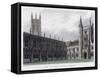 The Cloister, Magdalen College, Oxford University, 19th Century-John Le Keux-Framed Stretched Canvas