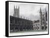 The Cloister, Magdalen College, Oxford University, 19th Century-John Le Keux-Framed Stretched Canvas