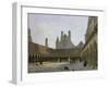 The Cloister of Mont Saint-Michel-Emmanuel Lansyer-Framed Giclee Print