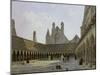 The Cloister of Mont Saint-Michel-Emmanuel Lansyer-Mounted Giclee Print