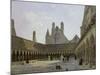 The Cloister of Mont Saint-Michel-Emmanuel Lansyer-Mounted Giclee Print