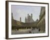 The Cloister of Mont Saint-Michel-Emmanuel Lansyer-Framed Giclee Print