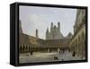 The Cloister of Mont Saint-Michel-Emmanuel Lansyer-Framed Stretched Canvas