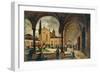 The Cloister of St Bernardino-Giuseppe Canella-Framed Giclee Print