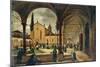 The Cloister of St Bernardino-Giuseppe Canella-Mounted Giclee Print