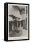 The Cloister, the Biggin, Hitchin-null-Framed Stretched Canvas