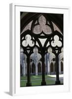 The Cloister, the Cistercian Abbey of Noirlac, Bruere-Allichamps, Cher, Centre, France, Europe-Godong-Framed Photographic Print