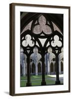 The Cloister, the Cistercian Abbey of Noirlac, Bruere-Allichamps, Cher, Centre, France, Europe-Godong-Framed Photographic Print