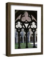 The Cloister, the Cistercian Abbey of Noirlac, Bruere-Allichamps, Cher, Centre, France, Europe-Godong-Framed Photographic Print