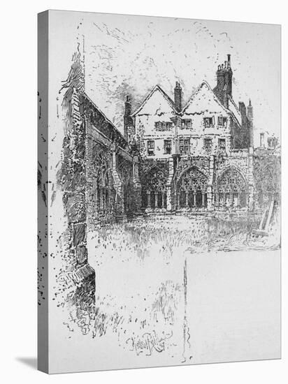 'The Cloisters, Westminster Abbey', 1890-Herbert Railton-Stretched Canvas