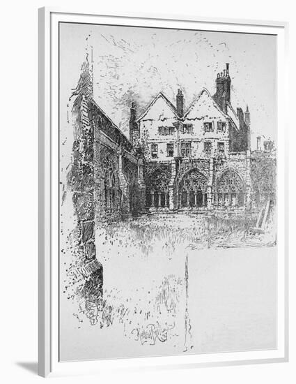 'The Cloisters, Westminster Abbey', 1890-Herbert Railton-Framed Premium Giclee Print