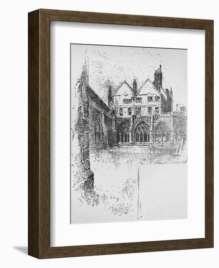 'The Cloisters, Westminster Abbey', 1890-Herbert Railton-Framed Giclee Print