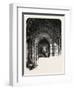 The Cloisters, Windsor, UK, 19th Century-null-Framed Giclee Print