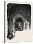 The Cloisters, Windsor, UK, 19th Century-null-Stretched Canvas